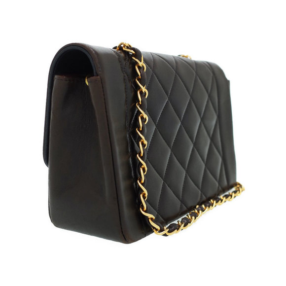 Chanel Diana Shoulder Chain Bag Matelasse Quilted - Picture 1 of 9